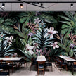 Tropical Flowers RainforestMural  Wallcovering #36 | 9+ Sizes | 7 Materials (Copy)