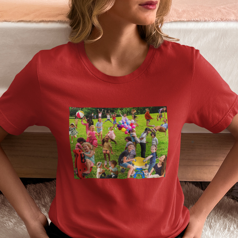 T-Shirt KID PARK Funny Beauty Art Green Design Shirt Jersey Short Sleeve Style Tee Fit for Party Gift for Her Kid Happy People