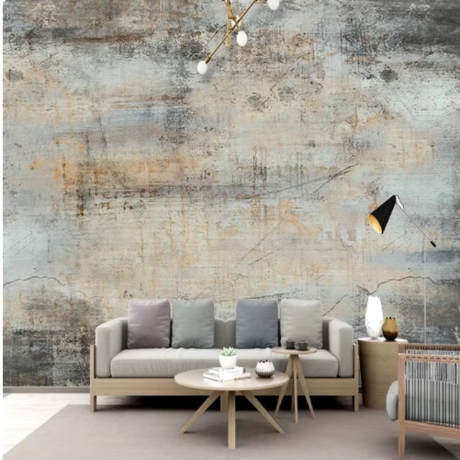 Cement Wallcovering Artistic Mural #10 | 7 Formats | 9+ Sizes