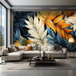 Wallcovering Artistic Mural Leaves #2 | 7 Formats | 12+ Sizes