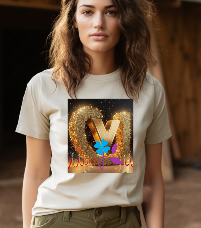 T-Shirt VIP Fun Beauty Abstract Art Design Shirt Jersey Short Sleeve Style Tee Fit Hot Happy People for Party Gift Her Him Girlfriend Boyfriend